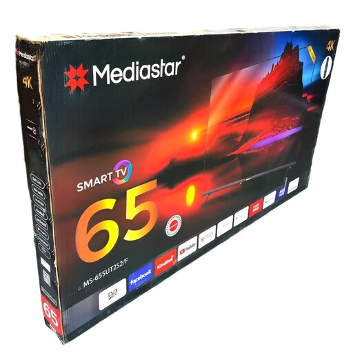 تلویزیون مدیا استار 65 اینچ 4k مدل MS-65SUT2S2/F